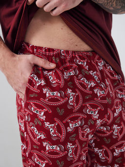 Пижама 100% хлопок мужская Лошадка - Оптима фото 8