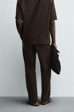 LYOCELL-COTTON TROUSERS - Zara фото 3