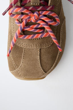 ZAPATILLA DEPORTIVA BAREFOOT PIEL / Marr?n - Zara фото 6