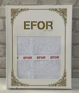 Скатерть EFOR HAFSA 160*220 прямоугольная белый BEYAZ