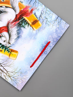 Цена за 2 шт. Пакет подарочный новогодний ламинированный, «Подкова», 26×12×32 см