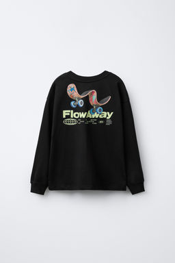 SKATE PRINT T-SHIRT - Zara фото 2