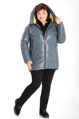 Дутик женский зимний синий больших размеров - Almond фото 3