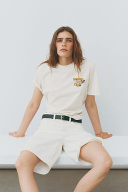 Camiseta oversize estampada - H&m фото 5