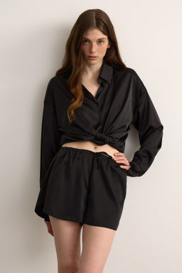 Шорты мини из сатина - Mollis фото 3