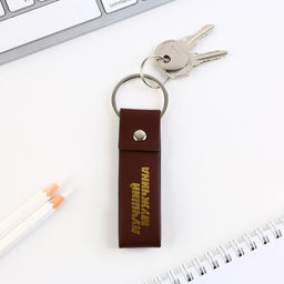 Брелок кожзам Лучший мужчина, 11 х 2.5 см - Micio фото 6