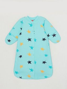 CRB wear/CWNB 90052-49-289 Комбинезон для мальчика (спальный), светло-бирюзовый/Ex.Cherubino