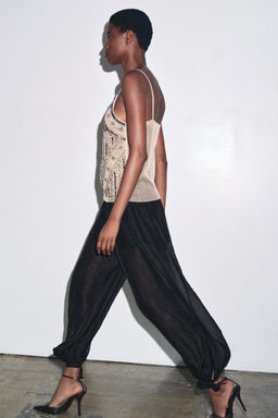 EMBROIDERED CAMISOLE TOP - Zara фото 2