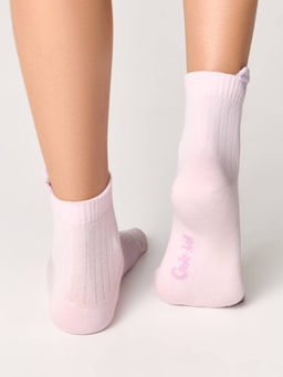 Цена за 2 пары Conte-Kids Хлопковые носки TIP-TOP с сияющим пикотом св.розовый