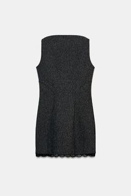 PINSTRIPE SHORT DRESS - Zara фото 6