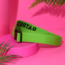 Ремень женский Не святая: текстиль