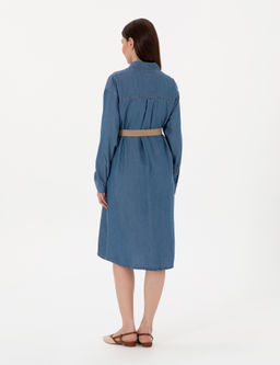 Mavi Comfort Fit Jean Elbise - Pierre cardin фото 4