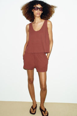 TEXTURED SHORTS - Zara фото 9