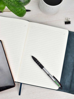 Ежедневник недатированный ESCALADA, А5, 160 л., арт. 64020/ 15 ПЛЕЗИР МОРСКАЯ ВОЛНА  фото 14