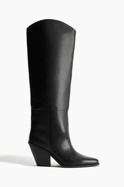 Botas de piel a la rodilla - H&m фото 3