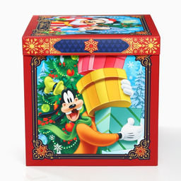 Коробка складная, новогодняя Сказочного Нового года, 30 ? 30 ? 30 см