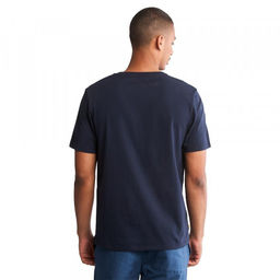 Мужская футболка Timberland SS Tree Logo T синяя фото 2