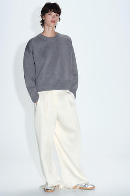BASIC PLAIN KNIT SWEATSHIRT - Zara фото 24