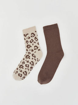 Desenli Kad?n Soket ?orap 2li