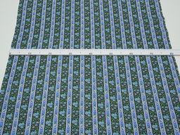 Ситец Фанни - синие цветы, ш.0.8м, хлопок-100%, 90гр/м.кв - Купава фото 5