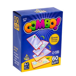 Настольная игра COMBO!, пластиковые карточки, мешочек - Лас играс kids фото 6