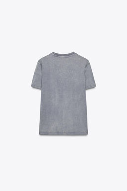 JEWEL FADED-EFFECT T-SHIRT - Zara фото 6