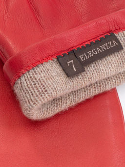 Перчатки женские ш+каш. F-IS5800 red - Eleganzza фото 6