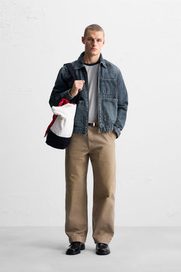 DENIM JACKET WITH ZIP