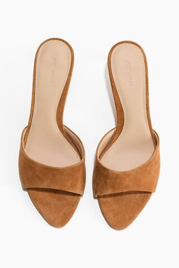 Mules de ante con tac?n kitten - H&m фото 4
