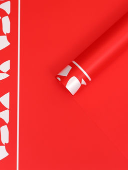 Цена за 20 шт. Пленка флористическая для цветов, красная, 57×57 см