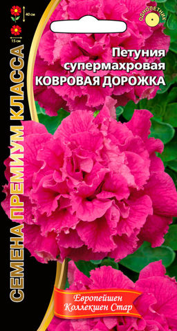 Петуния КОВРОВАЯ ДОРОЖКА супермахровая