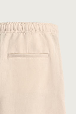 PANTAL?N RELAXED FIT VISCOSA - LINO / Crudo - Zara фото 9