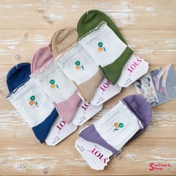 Носочки женские высокие цветные LL628-13, 10 пар в уп. - Swimark фото 2