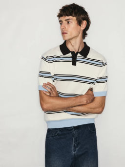 Джемпер поло в полоску / Zarina