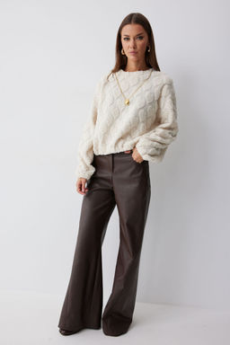 Джемпер LYUSHe 4226 молоко  фото 3