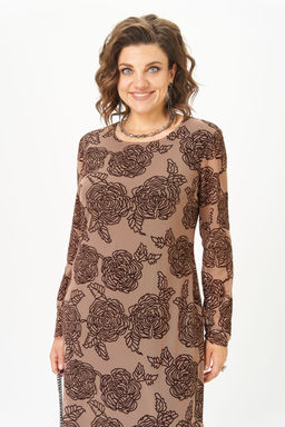 Платье Aira Style 24430 капучино