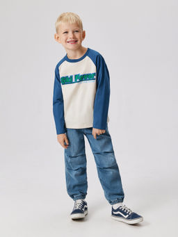 ACOOLA / Джемпер детский для мальчиков Plant крем  фото 7