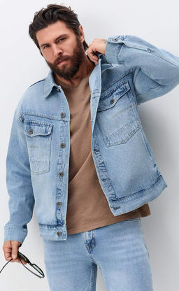 Куртка джинс P611-1286 l.blue