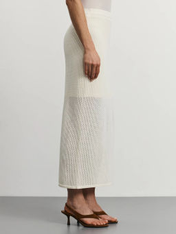 Вязаная юбка из вискозы / Zarina  фото 4