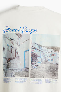 Camiseta con estampado Oversized Fit - H&m фото 6