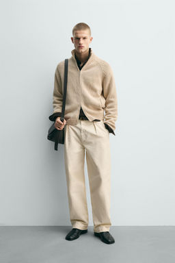 WASHED TEXTURED KNIT CARDIGAN - Zara фото 9