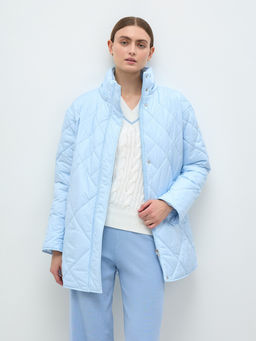 Conso/SM 240112 - angel blue Утепленное полупальто