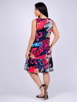 Сарафан "Комикс" малина, трикотаж