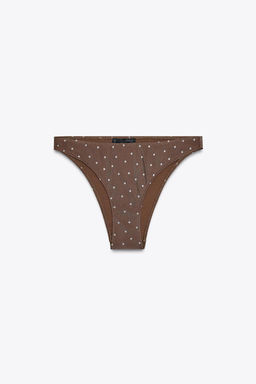 SPOTTY TULLE BIKINI BOTTOMS - Zara фото 7