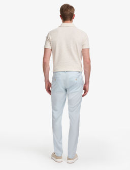 Mavi Slim Fit Beli Lastikli _pli Kanvas Pantolon