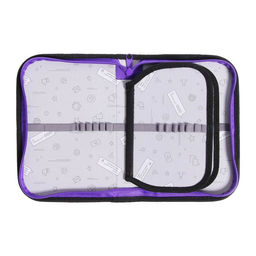 Пенал школьный, 3 секции, 14×21×4 см «Знаки»