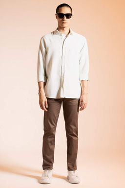 Узкие брюки приталенного кроя - Defacto фото 2