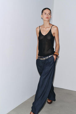 KNITTED STRAPPY TOP - Zara фото 2