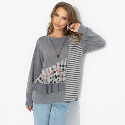 Свитшот комбинированный, Выбираю себя (стайл) - Charutti фото 9