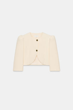 SHORT PUFF-SLEEVE BLAZER - Zara фото 6